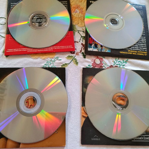 DVD movies used, pack of romantic, social, drama films