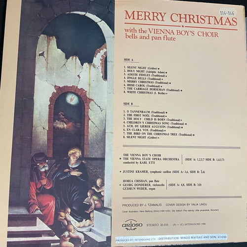 Vinyl with Christmas songs like new, classical