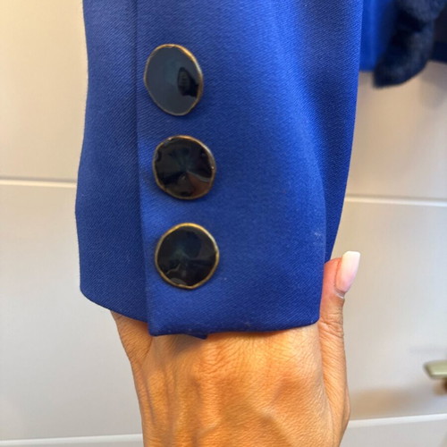 Miss Torrente set of 3 blue pieces with mink fur detail like new