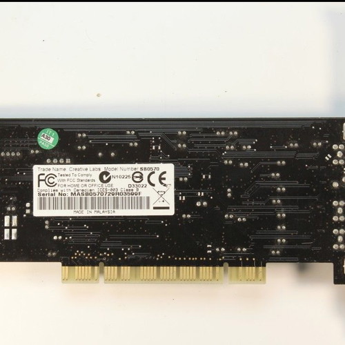 Sound Blaster SB5070 sound card used
