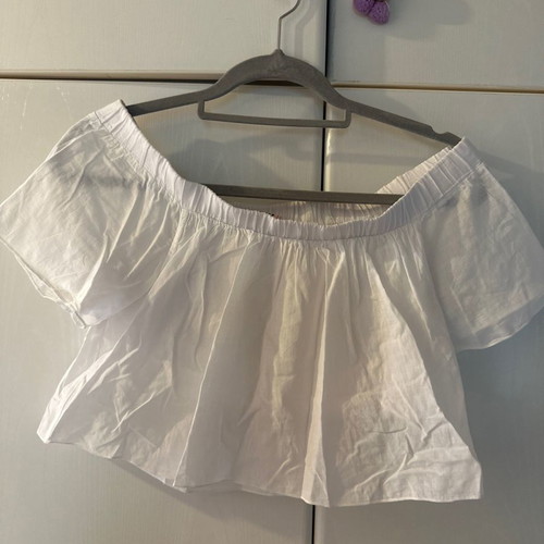White crop shirt Iso medium used
