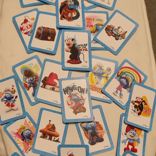 Smurfs memory cards new, in bag