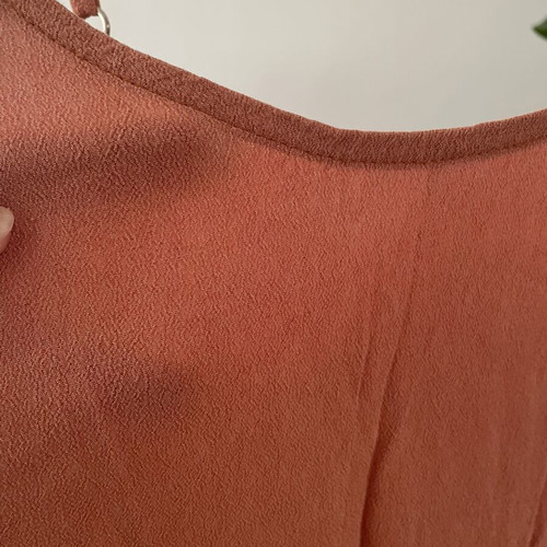 Badila blouse with adjustable strap like new, orange