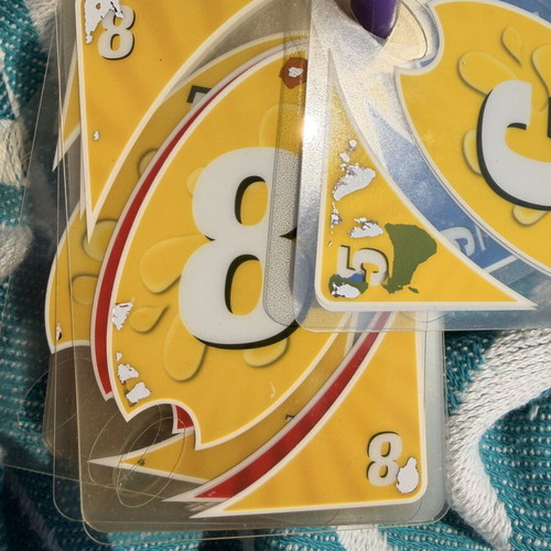 Uno H2O waterproof cards used condition