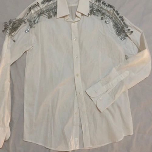 Zara handmade shirt used, white