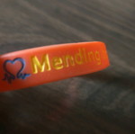 Silicone bracelet used