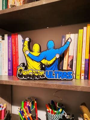 AEK x Marseille Ultras LED Lightbox χειροποίητο 3D printed διακοσμητικό