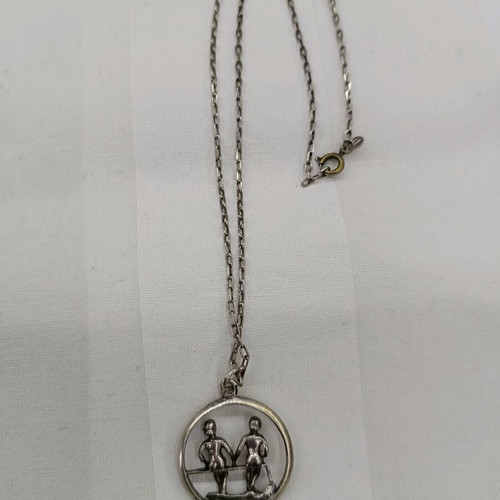 Gemini pendant used with 925 silver chain