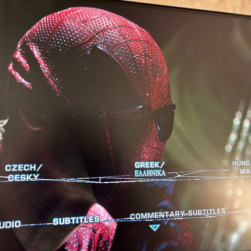 The Amazing Spider-Man 3D Blu-ray used, two-disc edition, Greek subtitles