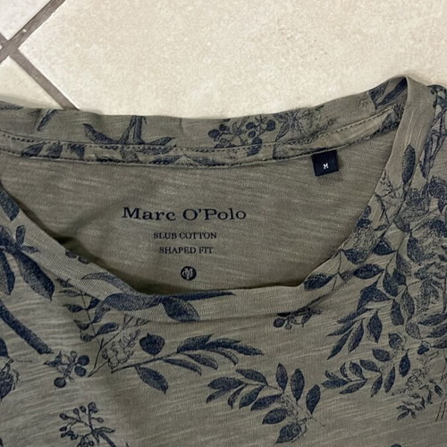 Marc O’Polo T-shirt with khaki floral print, size M
