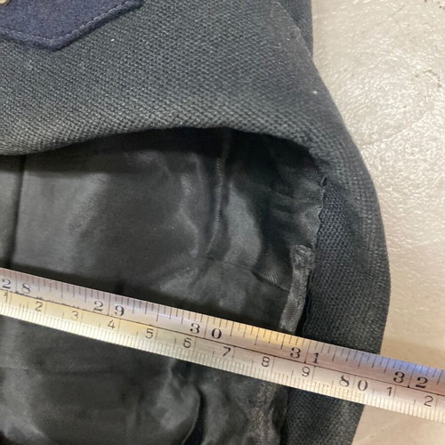 Police coat used, officer's winter handmade 1960