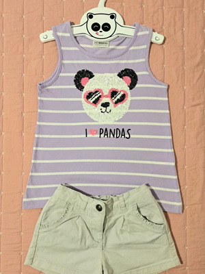 Girls' clothing set 6-10 years, like new, 8 pieces