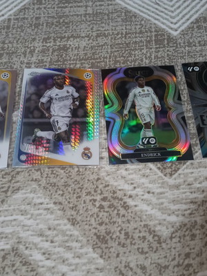 Real Madrid football card set with Vinicius, Gviler and others