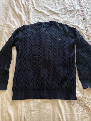 Gant knitted sweater blue like new, size XL