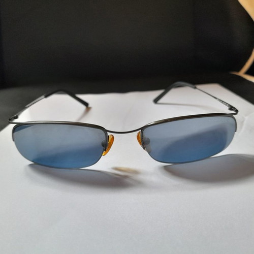 Mont Blanc Authentic Sunglasses New Italian with Blue Lens