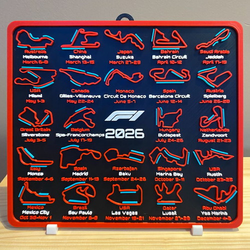 Formula 1 2026 calendar new with DRS zones
