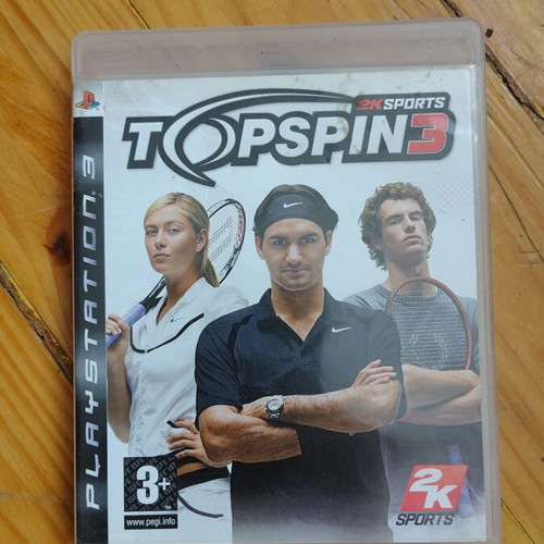 Top Spin 3 PS3 game used, simulation sports