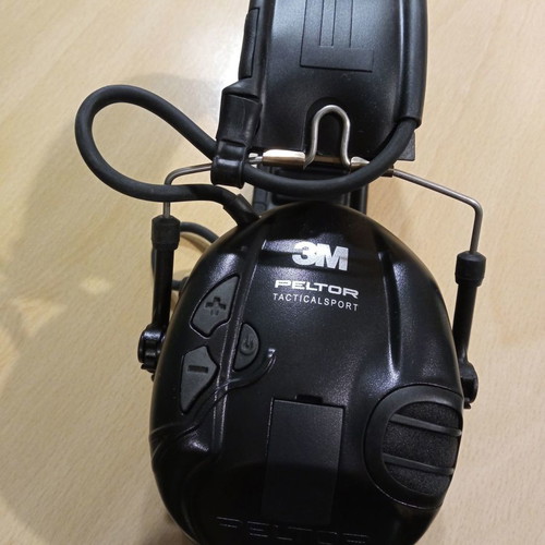 Peltor ear defenders used with noise reduction for hunting