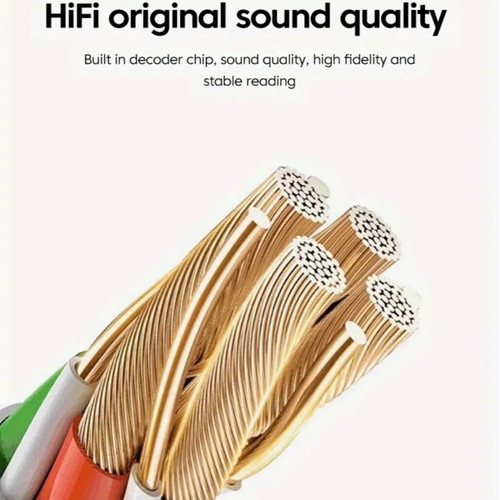 Lightning adapter for headphones 3.5mm and charging