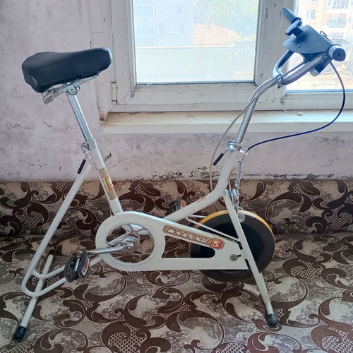Balkan S Retro Exercise Bike, vintage Bulgarian fitness equipment