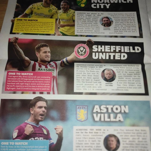 Panini Premier League 2019-2020 tabloid album like new