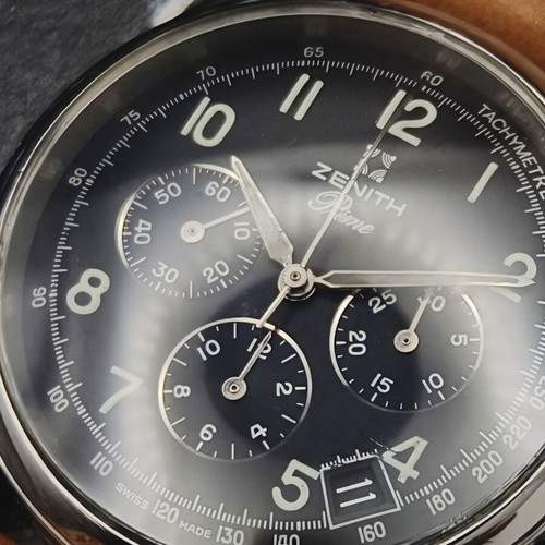 Zenith Prime Hand-Wound Chronograph vintage, used