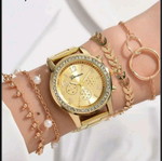 Watch with 4 bracelets new