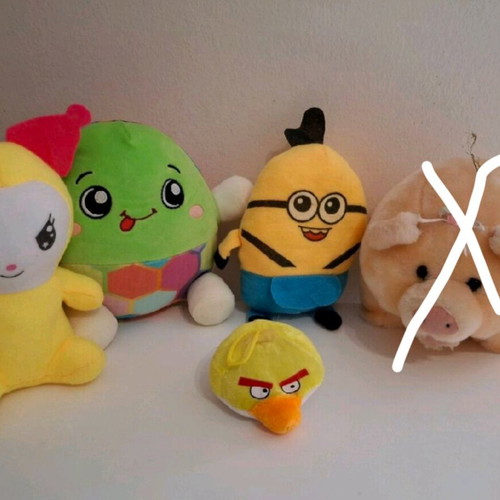 Stuffed animals used, set