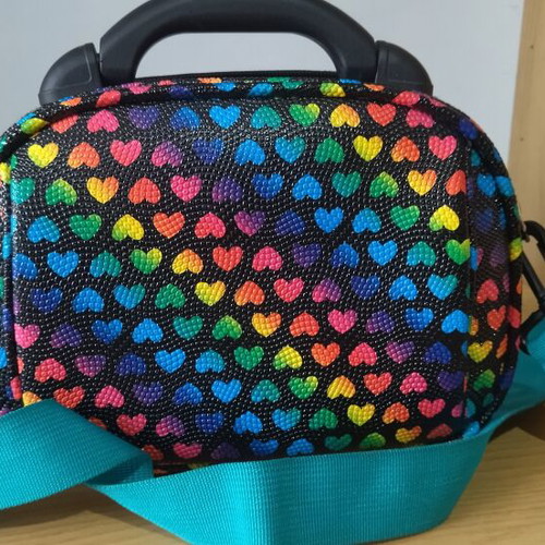 Neseser bag like new, crossbody, multicolor