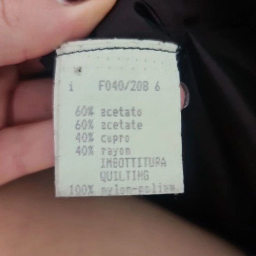 Fendi coat minimal structural chocolate brown like new