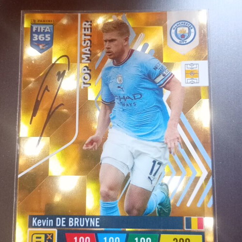 Top master Kevin Debroyne Panini Fifa 365 card new