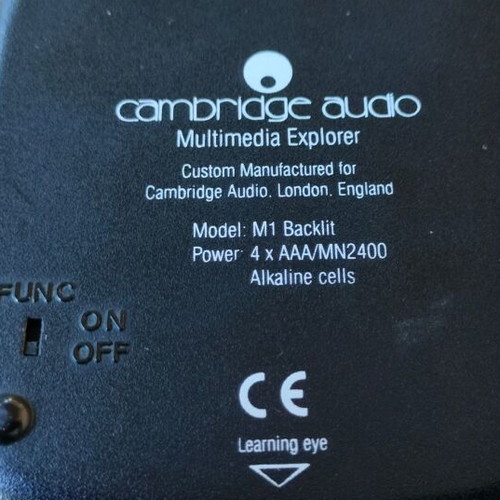 Cambridge Audio M1 Multimedia Explorer remote control used