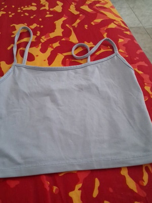 Stradivarius Blue Crop Top Small like new