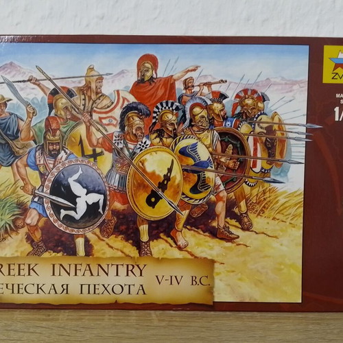 Zvezda Greek Infantry 1:72 model kit like new
