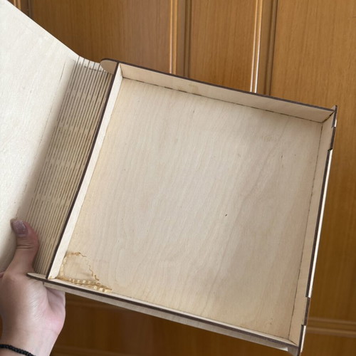 Decorative wooden book box like new