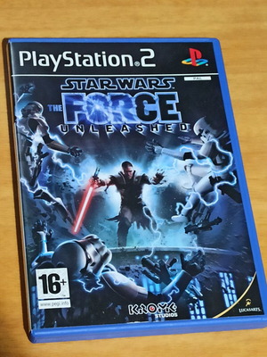 Star Wars The Force Unleashed PS2 game, English, complete
