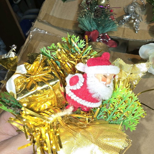Vintage Christmas decorations used from 1970