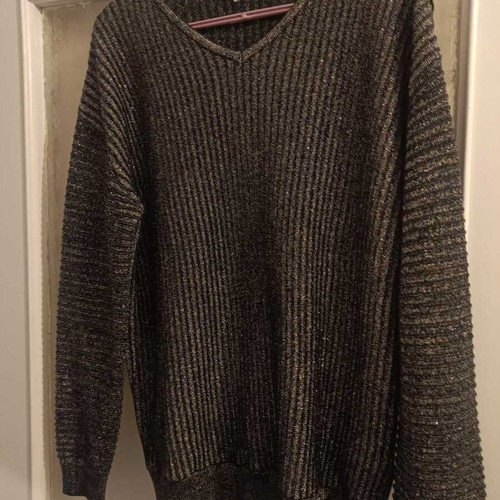 Paola women's blouse new black and gray size XL