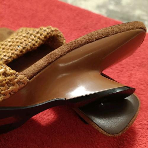 Women's mules sandals brown, new, size 39