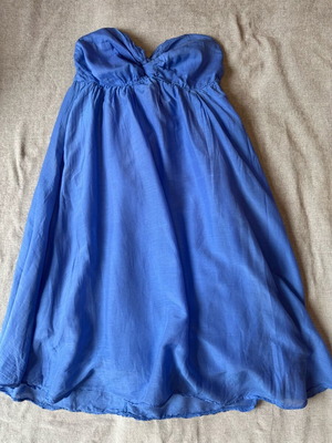 Blue dress like new, airy summer style, size S