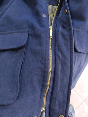 Marson's Vintage Style Men's Coat Size XXL Blue Like New