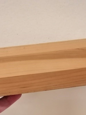 Vintage wooden desk organizer cedar solid wood