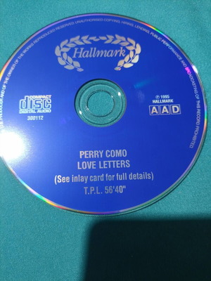 Perry Como Love Letters CD new