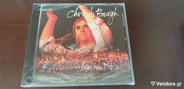  CHRIS DE BURGH - High On Emotion - Live From Dublin! (CD, A&M) sfragismeno!!!