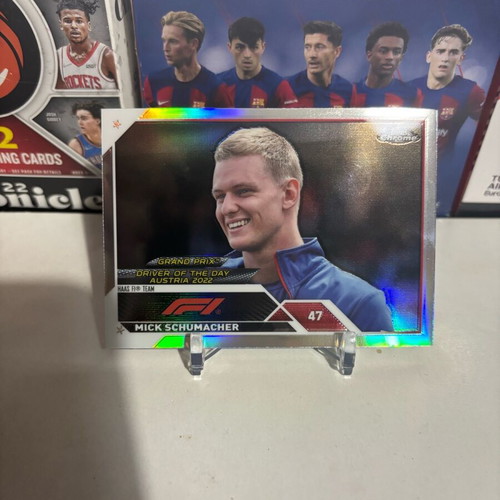 Topps Chrome F1 Mick Schumacher Silver Refractor new