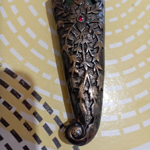 Decorative stiletto with horse head Khanjar, like new, 30 cm