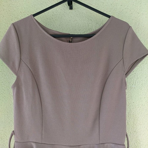 Mini pleated dress like new, beige, size S