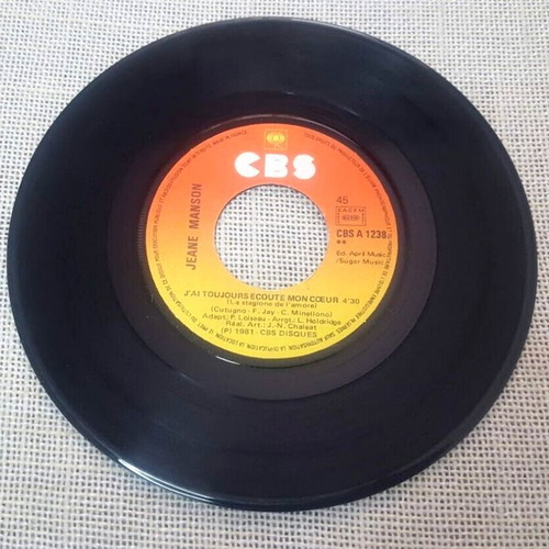 Jeane Manson Comme Un Bateau Ivre / J'Ai Toujours Écouté Mon Cœur 7' used