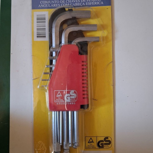 Allen Ball End Set 9 Pieces Chrome Vanadium new