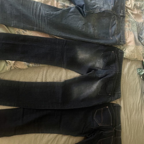 Garcia Jeans bundle of 3 slim jeans for women, size M/L, blue